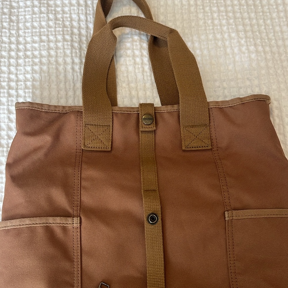 Carhartt Tan Backpack with Signature Design - Picture 4 of 12